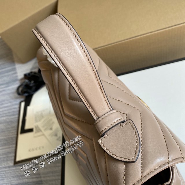 Gucci新款包包 古馳進口原廠皮Marmont郵差包系列 Gucci手提肩背女包 498110  ydg3143